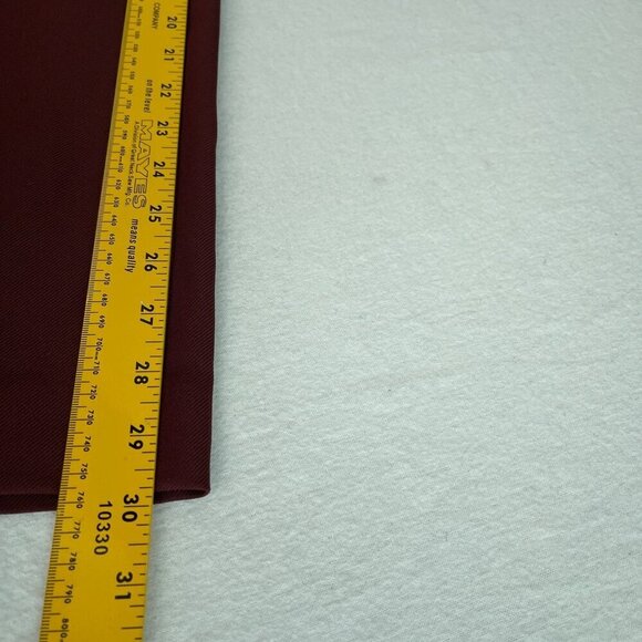 Vintage Boobie Brooks High-Waisted Straight Leg Burgundy Trousers Pants Women 26 - Picture 8 of 11